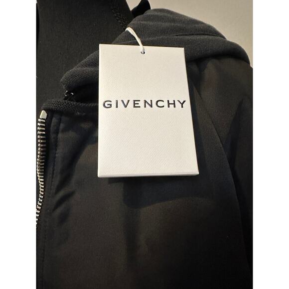 Givenchy Oversized hooded jersey/shell bomber Size 34/36 Fits US size 6 - Picture 9 of 10